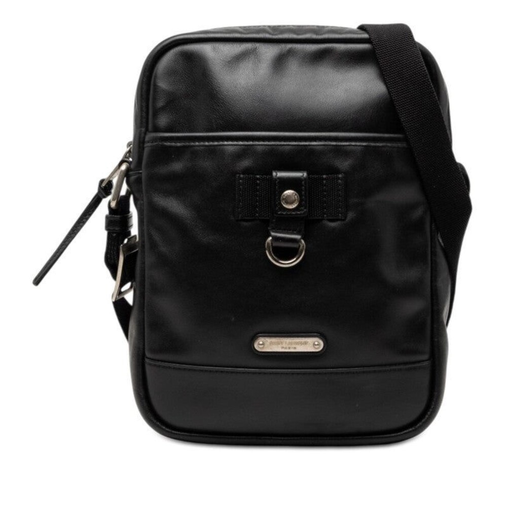 Saint Laurent Logo Shoulder Bag Diagonal Black